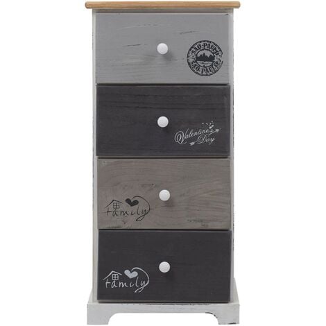 Rebecca Mobili Kommode Mit 4 Schubladen - Stauraumwunder Für Schlafzimmer & Flur