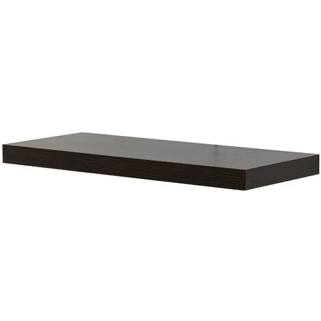 Rebecca Mobili 2er Set Wandregal Modern Wengebraun MDF 3.8x60x25 (1/5)