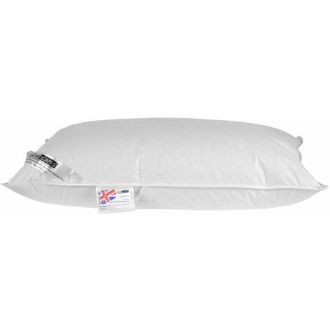 HOMESCAPES 3 in 1 All Seasons King Size Dekbed 13,5 TOG (4,5 9), luxe ganzenveren en donzen dekbed, anti-allergie 100% katoenen hoes donsbestendige winterdekbedden, wasbaar RDS & OEKO-TEX