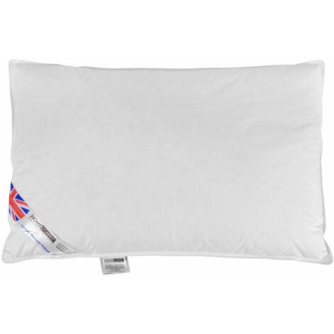Homescapes Ultraplume Kopfkissen 48 X 74 Cm – Mit 100% Entenfedern, Mittelweich, Bezug Aus 100% Baumwolle