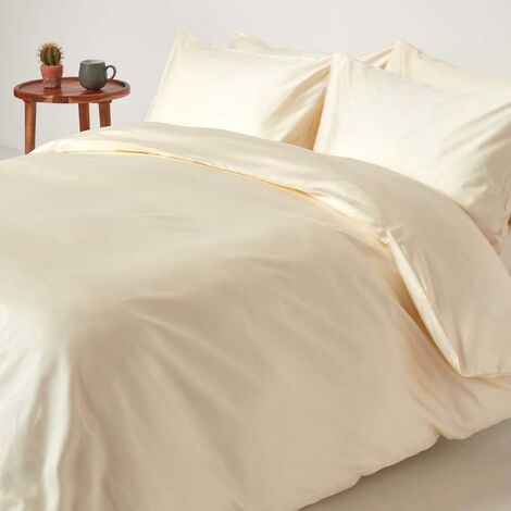 Homescapes - Lenzuolo con angoli, 100% cotone biologico, 400 fili, 240 x 275 cm, colore: Marrone