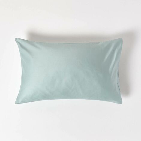 HOMESCAPES Bio-Kissenbezug Aus Satin – 48x74 Cm, 400 Fadendichte, Mit Hotelverschluss