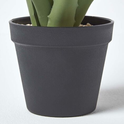  Homescapes Künstlicher Kaktus im Keramik Topf, kleine