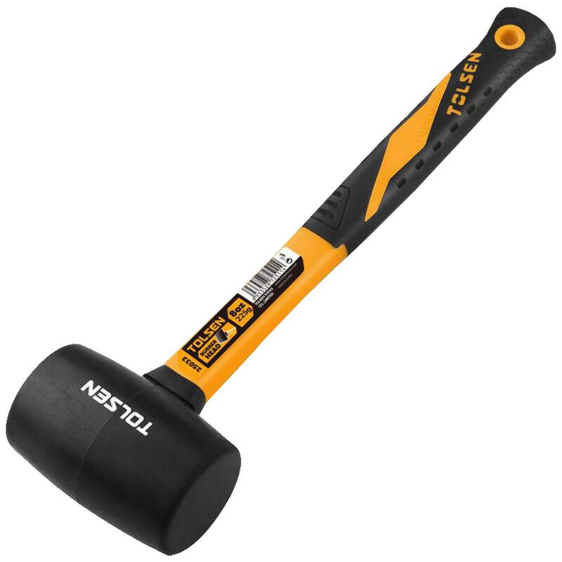 Martello Di Gomma Per Tende Martello In Gomma Bianco 1000 Gr - Anti-rimbalzo, Per Lavori Di Precisione Martello Antirimbalzo 1000gr