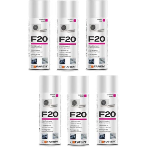 F20 IGIENIZZANTE PER CLIMATIZZATIZZATORI 6 X 400ML FAREN (1/5)