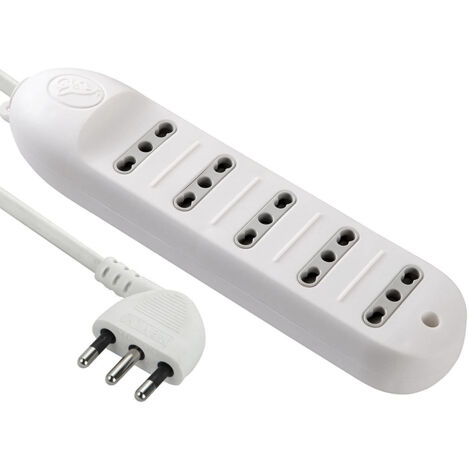 MULTIPRESA 5P BIVALENTE 16A ELECTRALINE