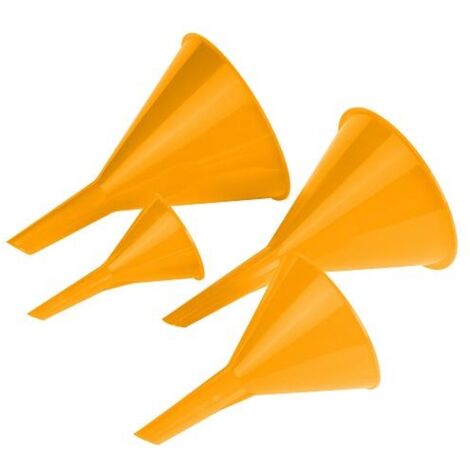 Set 4 Imbuti In Plastica Rossi - Diametri 5, 7, 9 E 11,3 Cm - Per Uso Universale In Casa, Cucina, Garage - 5