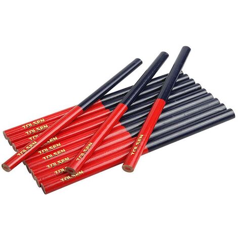 MATITA BI-COLORE ROSSO/BLU SET 12PZ TOLSEN