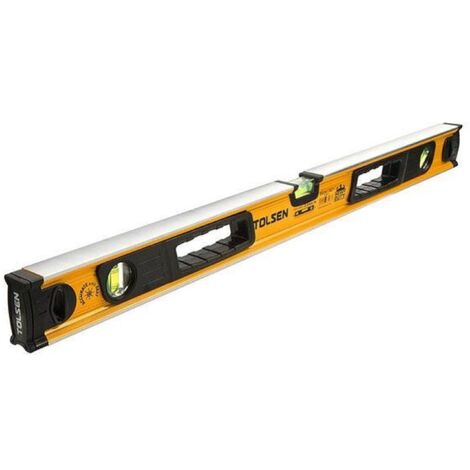 LIVELLA PROFESSIONALE CON TERMINALI IN GOMMA DA 120CM  TOLSEN