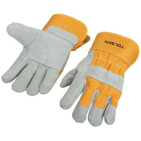Guanti Da Lavoro DUNLOP Gialli | Morbidi E Resistenti | Taglia XL | Ideali Per Giardinaggio E Fai-da-te