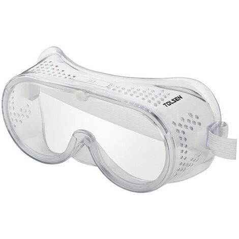 OCCHIALI DI PROTEZIONE A MASCHERA CON ELASTICI TOLSEN (1/2)