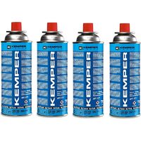 4 PEZZI - BOMBOLETTA CARTUCCIA A GAS DA 390 ML KEMPER