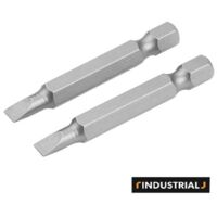 SET 2PZ INSERTI S2 PROLUNGATI A TAGLIO SL1,2X6,5X50MM TOLSEN