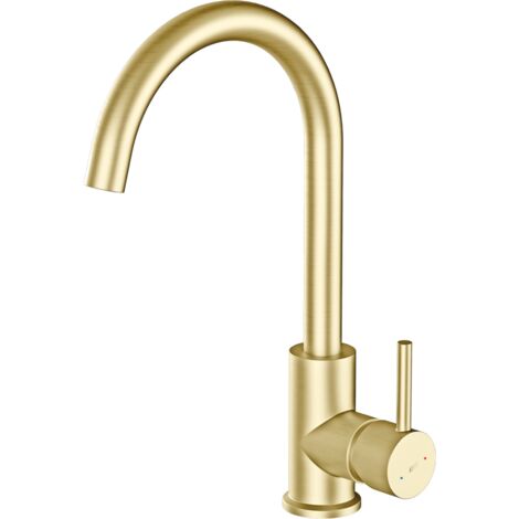 Essebagno Rubinetto della cucina Kiwo oro spazzolato