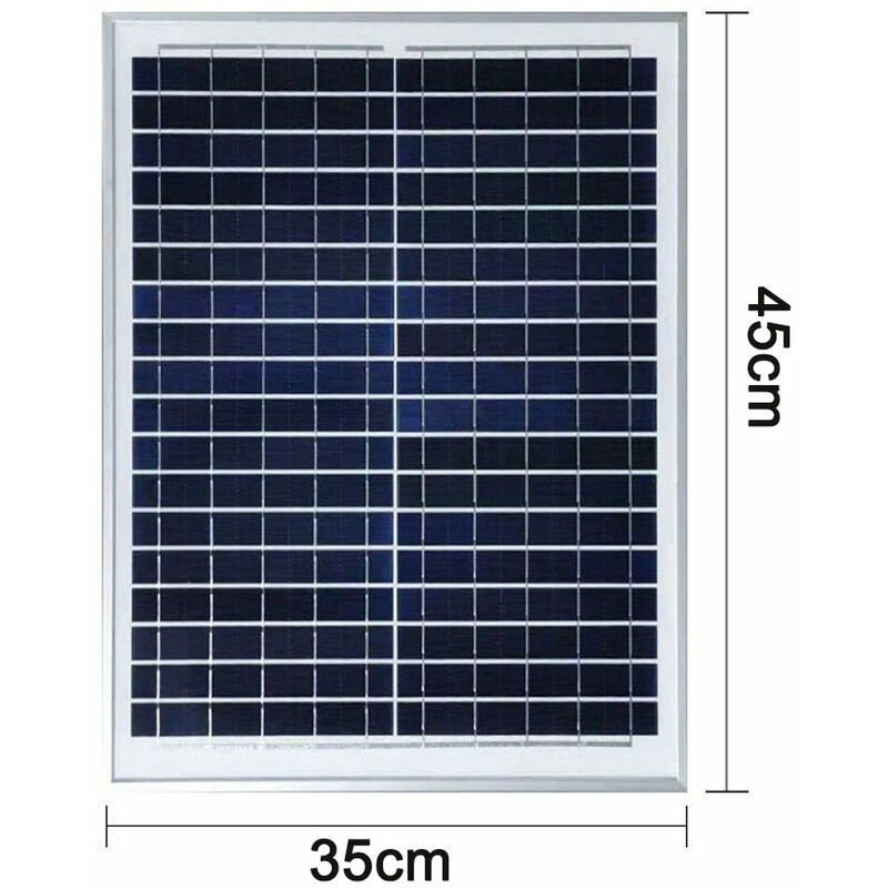 20 Watt Solarpanel 18 Volt monokristallines tragbares Solarpanel zum Laden  von 12V Batterien für Wohnmobil, Boot, Zelt, Yacht, Auto