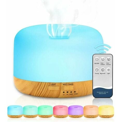 Mini Aroma Luftbefeuchter, Auto Humidifier mit 7 Farben LED, 100