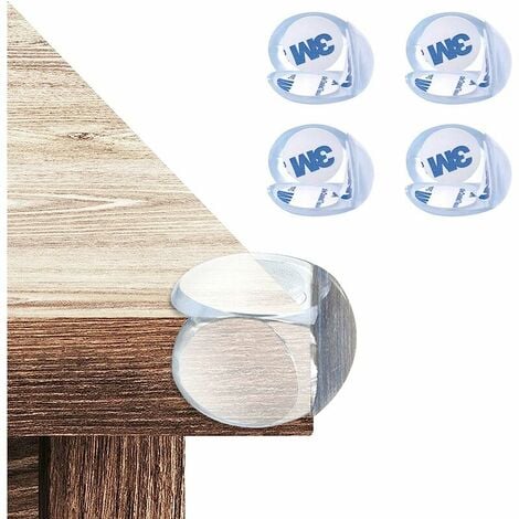 Klarer Ecken- und Kantenschutz Weicher stoßfester Eckenschutz  Kindersicherheitsschutz für Tisch- und Möbelecken (16 Stück)