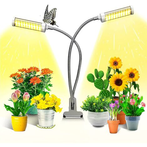 E14 LED élèvent des lumières pour plantes d'intérieur spectre complet E27 E14 GU10 85‑265V 18W 18 LED élèvent l'ampoule de croissance hydroponique de plante de fleur légère 