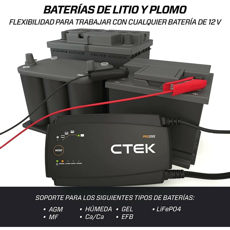 CTEK Pro 25S EU 300W 12 V 8504405590 40-194 Automatic charger 12 V 25 A