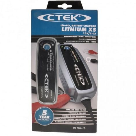 Ctek Chargeur de Batterie Au Lithium Xs