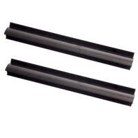 Ensemble de 2 supports noirs pour panneaux solaires, 668mm