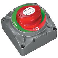 Coupe-batterie 600A ON/OFF – Ampérage de coupure 2500A – Tension 48VDC – Montage encastré ou en saillie