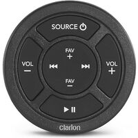 Clarion Marine Télécommande marine ronde Cmr-10 sans écran - Optimisé pour un meilleur rendement et durabilité dans des conditions difficiles