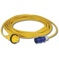 Câble d'alimentation H07BQ-F 3G 2,50 mm² – 15 mètres – Connecteur NEMA L5-30 avec indicateur LED – Conformité CE