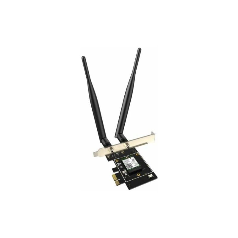 Scheda Di Rete Tenda E33 Pro Pci Express Ax5400 Tri Band Gigabit Wi Fi 6e Supporta 1024 Qam