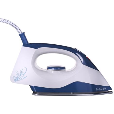 SINGER SHG6201 ferro da stiro a caldaia 850 W 1,2 L Acciaio inossidabile Nero, Blu, Grigio