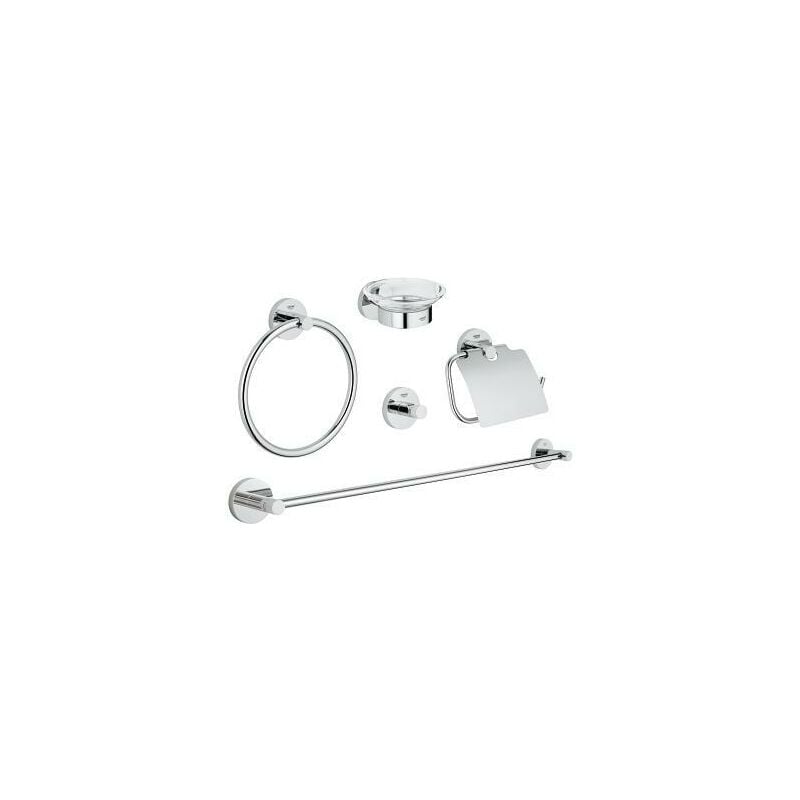 Grohe Conjunto De accesorios 5 en 1 essentials 40344001 pack baño ref.40344001