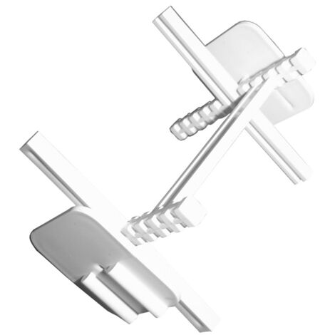 Glassblocks Distanciador de juntas en cruz para montaje de bloques de vidrio de 10 mm/8 cm, 10 piezas (GBKRIZEK10)