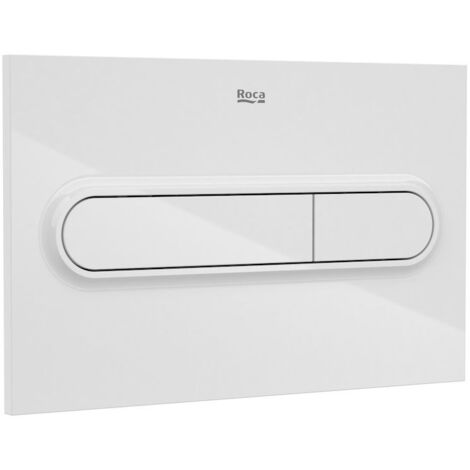 One placa de accionamiento ROCA con descarga dual PL1 blanca