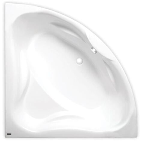 Siko Laguna Cornelia Bañera de esquina, 140x140 cm, acrílico, izquierda y derecha, Blanco (CO1400NEW)