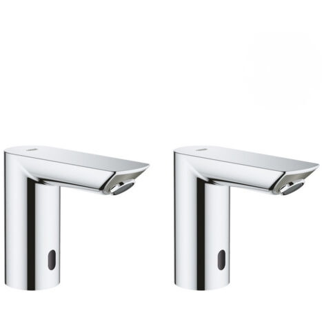 Grohe Bau Cosmopolitan E Juego de 2 monomandos de infrarrojos, Cromo ...