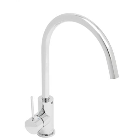 Swiss Aqua Technologies Mezclador de cocina Aurum de 36,3 cm con palanca y brazo giratorio, cromo brillante (SATBAUR280CR) (1/5)