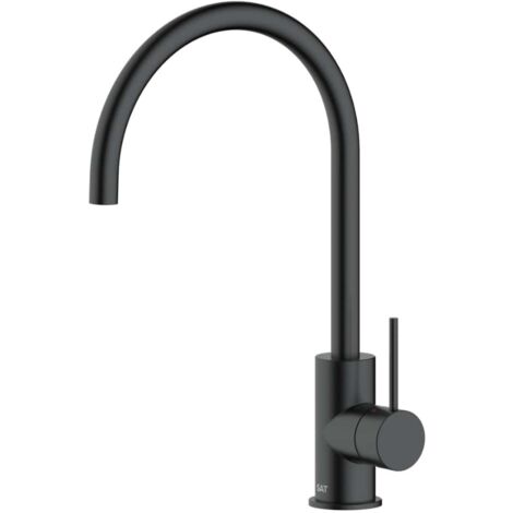 Swiss Aqua Technologies Mezclador de cocina Aurum 36,3 cm con palanca y brazo giratorio, negro mate (SATBAUR280C) (1/2)