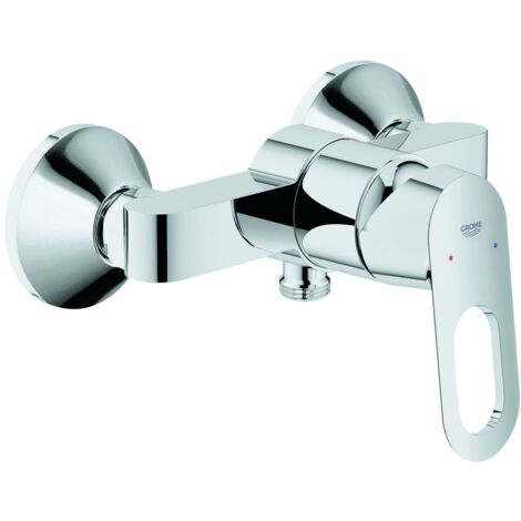 Grohe Start Loop Mezclador monomando de ducha con válvula antirretorno, Cromo (23354000)