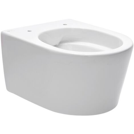 Swiss Aqua Technologies Inodoro suspendido sin brida y fijaciones invisibles + tapa con cierre amortiguado (SATrimless)