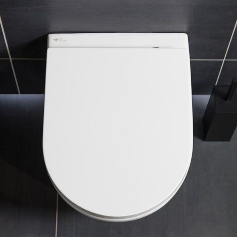 Swiss Aqua Technologies Asiento de cierre suave para inodoros SATrimless y SATBRE030RREXVP (SATBREP)