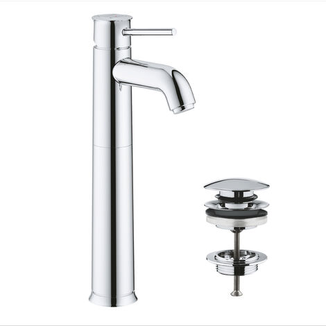 GROHE Quickfix Start Mezclador de lavabo clásico, tamaño XL, cromo (1/5)