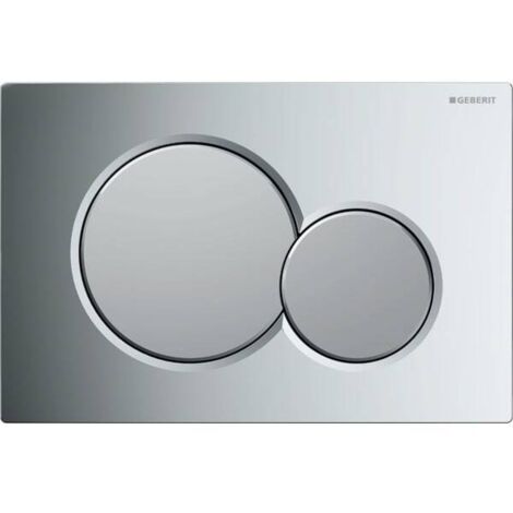 DUOFIX SIGMA 01 - Pulsador para inodoro, Cromo brillante (Sigma01-M)