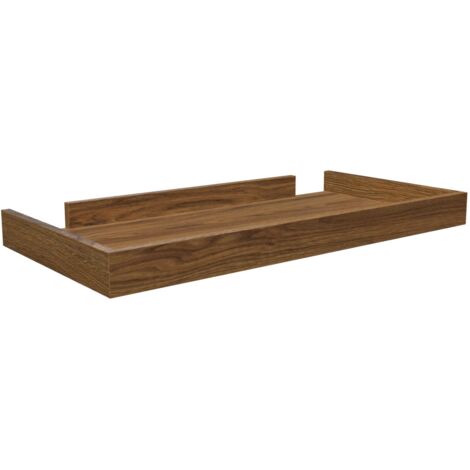 Naturel Encimera de lavabo natural 120x8x50 cm, roble charleston marrón oscuro (DO12050DT)
