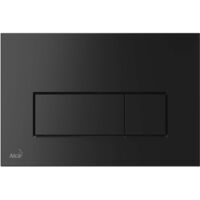 Pulsador de dos teclas, negro mate, Alca (M578)