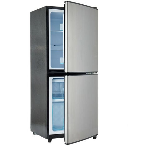 Réfrigérateur 2 Portes COSTWAY 90 L - Lumière LED - 7 Réglages de