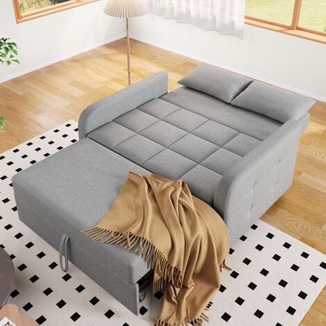 Canapé-lit pliant multifonctionnel, dossier réglable, idéal pour les petits appartements et les résidences étudiantes, canapé-lit confort 180x127 cm (1/5)