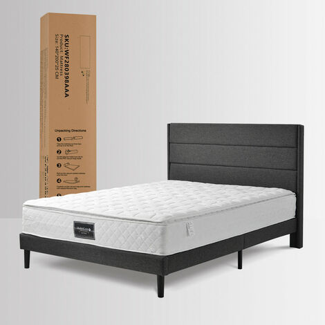 Matelas 100x200 - Matelas à ressorts - 21 cm - 7 zones - Mi-ferme