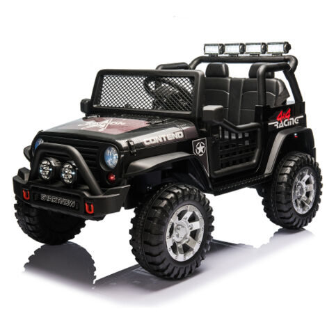 COSTWAY Voiture Électrique 2 Places Enfant 12V, 2 Moteurs avec Télécommande 2,4 G COSTWAY Voiture Électrique 2 Places Enfant 12V, 2 Moteurs avec Télécommande 2,4 G