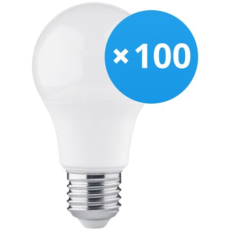 Confezione Multipack 100x LED Bulbo E27 Pera Ghiaccio 4.9W 470lm - 830 Luce  Calda Sostitua 40W