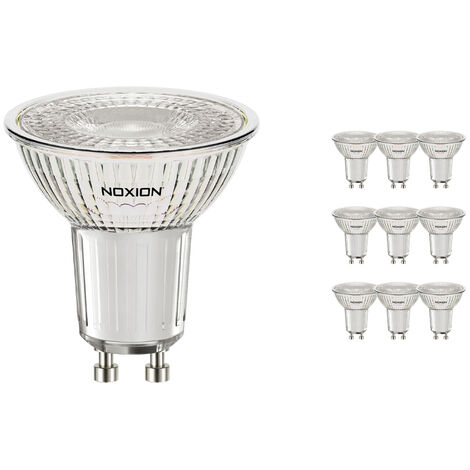 Confezione Multipack 10x Noxion Faretti LED GU10 PAR16 4.6W 345lm 36D - 840  Bianco Freddo Dimmerabile 